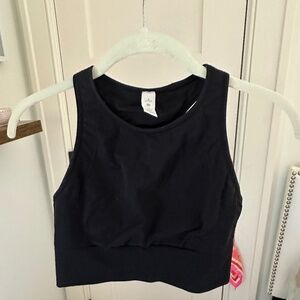 Black Cropped Lulu Tank - 6